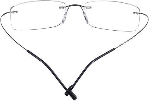 Miniatura 3 de Gafas de lectura súper ligeras 100% de titanio para hombres y mujeres, gafas de lectura sin montura de moda