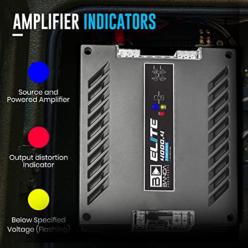Banda Elite 4 Ch 2 Ohm 4000W (4000.4) #TOP2