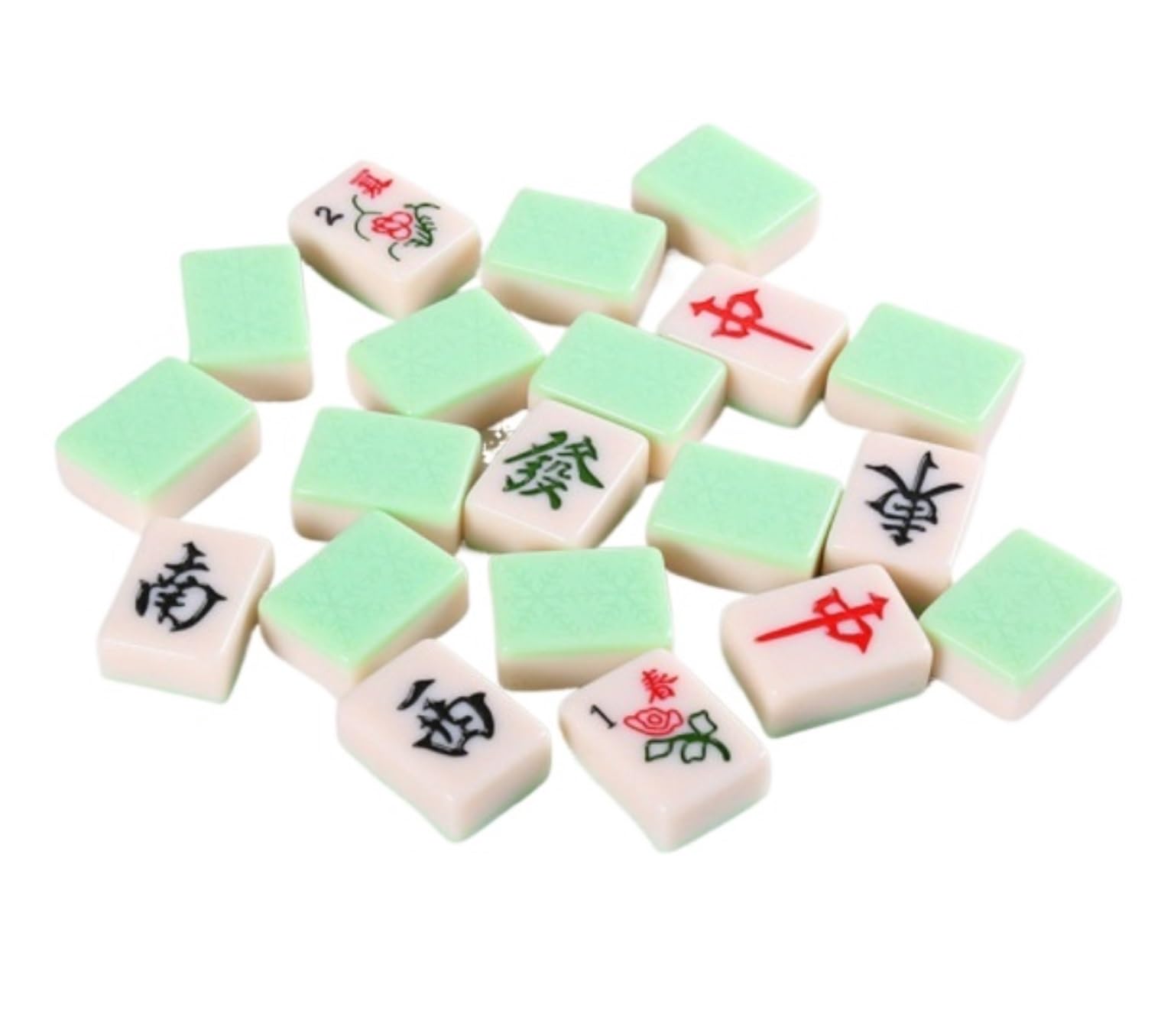 Chinesisches Mahjong Mahjong-Set, Mahjong-Set, Partyspiel, Traditionelles Spiel Mit Klapptisch, Aufbewahrungstasche, 144 Spielsteine Für Familie Reise Spiel(B)