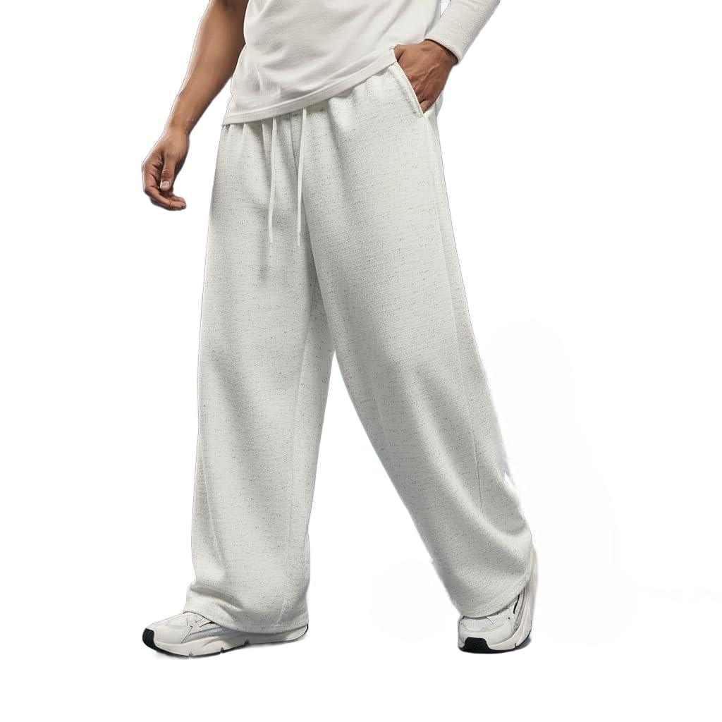 dockstreet Straight Wide fit Long Length Open Bottom Jogger for Men/Trending Multi Pocket Style, Relaxed Casual Pants for Men-picture-13