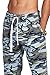 PROGO USA Men's Joggers Sweatpants Basic Fleece Marled Jogger Pant Elastic Waist (X-Small, Slade Camouflage)