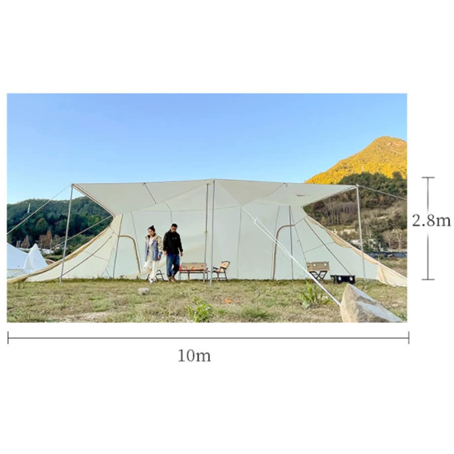 Carpa para camping para 5-8 personas con porche portátil miniatura 6