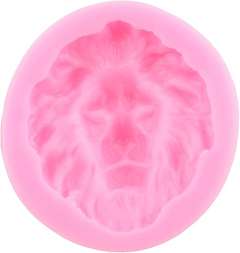 Miniatura 7 de ZiXiang Moldes de silicona para cabeza de león, molde de fondant de jirafa, elefante, cabeza de animal, molde de caramelo para decoración de