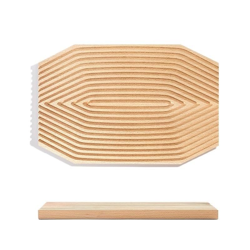 Plateau De Cafétéria Plateau en Bois Style Japonais Wabi-Sabi Ornements Plateau De Rangement Accessoires Photo Plateau De Nourriture en Bois Service De Dessert Plateau D,E