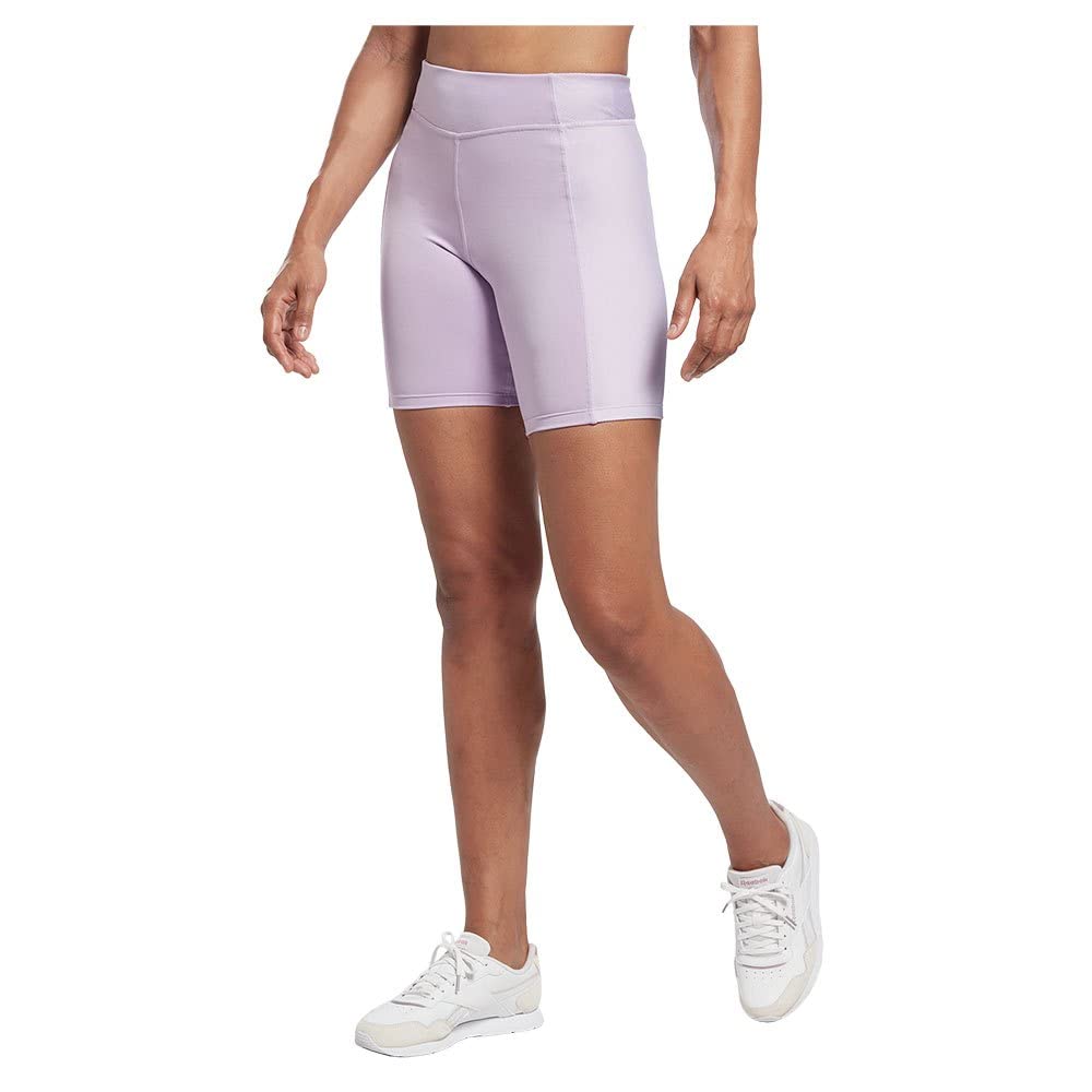 Reebok Women's Yoga Rib Shorts, Purple Oasis, XS