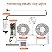 PHOPOLLO LED Strip Lights 5050 Color Changing 600LEDs 32.8ft Supper Brightness Waterproof Flexible LED Lighting Kit with 44 Key IR Remote Controller and 12V Power Supply for Room, Bedroom