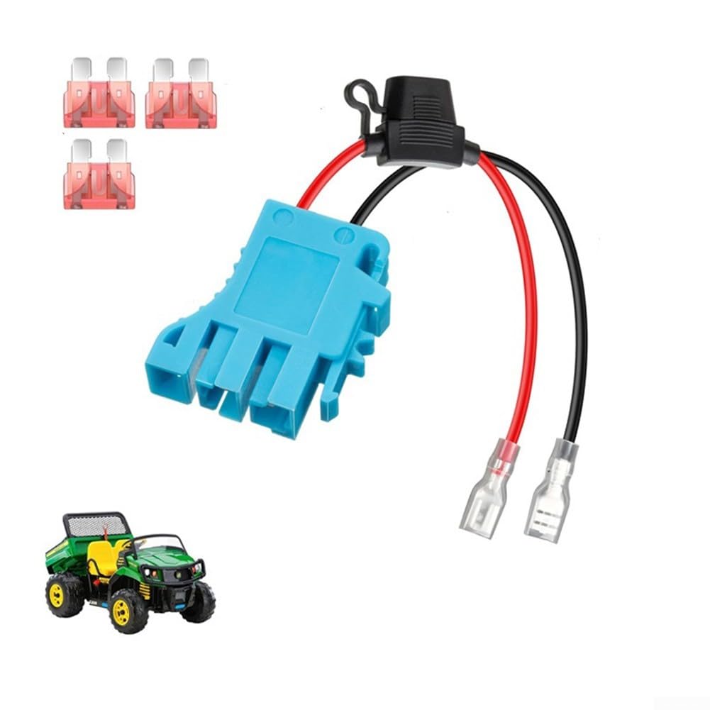 Wiring Harness Connector for Peg Perego 12V Batteries with 40A Fuse Reliable Performance for Children's Vehicles