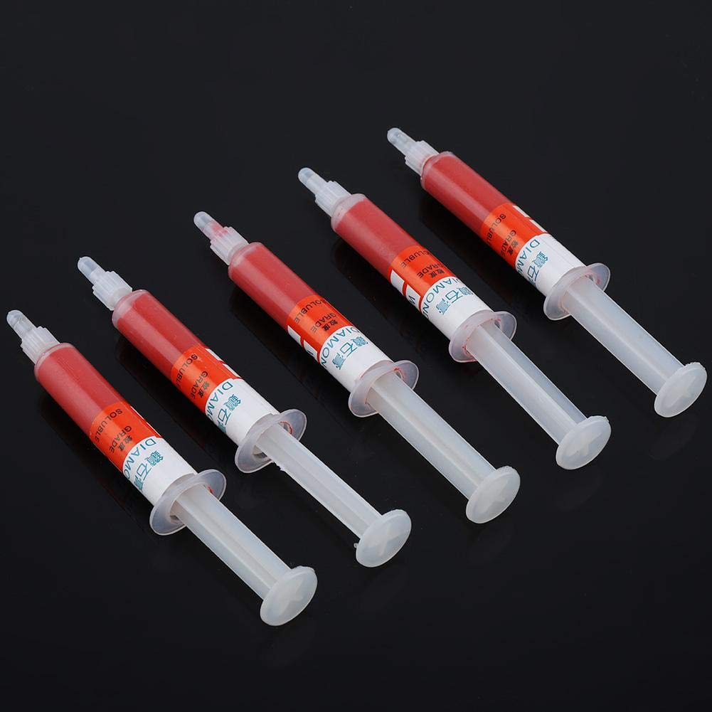 Set 5 Paste Diamantate Per Lucidatura - Grana Da W40 A W0.5 (320~10000), Per Metalli E Gioielli