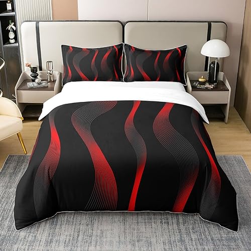 100% Natural Cotton Geometric Ombre Duvet Cover Single