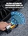 AstroAI Tire Inflator Portable Air Compressor (Up to 150 PSI) Tire Pump for Car 12V DC Digital Air Pump with 12 LEDs Super Bright Light for Bicycle, Motorcycle, Automotive Car Accessories
