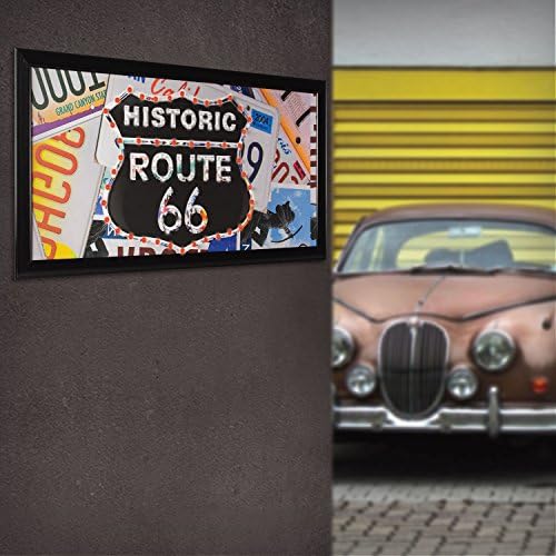クリスタルアート – Historic Route 66フレーム マーキーLED Amazon｜クリスタルアート – Historic Route 66フレーム入り