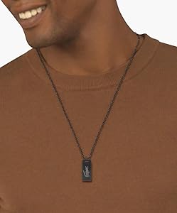 Lacoste BASELINE Collection Pendantネックレス Amazon | Lacoste メンズ ベースラインコレクション ペンダント