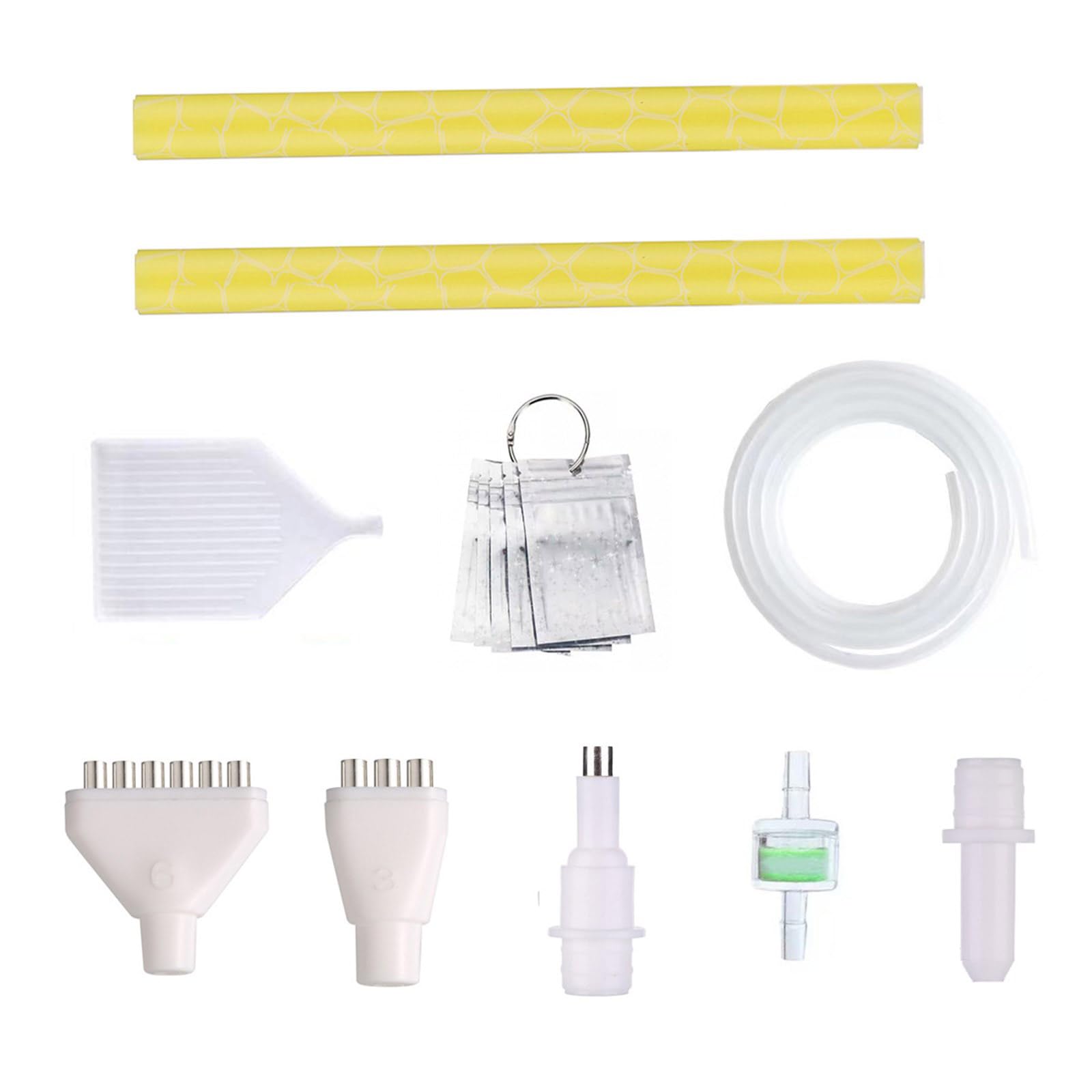 Xjdzineq Ergonomic Beads Applicators Set Multiple Tips Vacuum Pickup Tool for Rhinestones Embroidery Projects Efficient Rhinestones Craft Brush