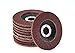 10 dischi a lamelle standard per smerigliatrice, di colore marrone, grana 120, diametro di 125 x 22,23 mm, abrasivi, lamellari
