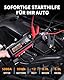 CARHEV Starthilfe Powerbank, 5000A Booster Auto Starthilfe, 12V Starter Powerbank(Bis zu 8.0L Benzin/8.0L Diesel) Auto Batterie Booster Starter mit Schnelllade USB Ausgänge und LED Taschenlampe