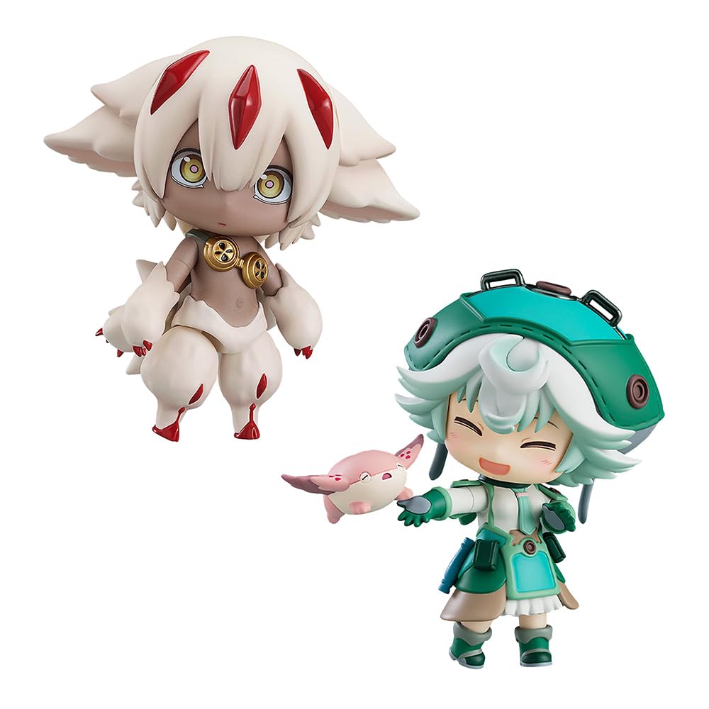 2 Stück/Set Made in Abyss Figur Faaputa/Pulshuka Actionfigur Anime Figur PVC Statue Modell Kollektion Ornamente 10 cm
