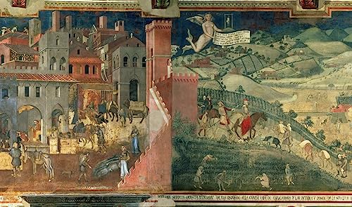 Tableau toile Lorenzetti pour décoration murale salon et bureau