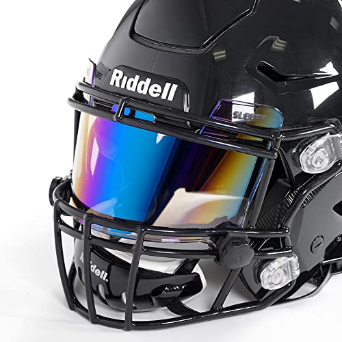 Sleefs Football Helmet Visor - Anti-Fog Tinted Sun Shield For Eye Protection And Performance (Bifrost Rainbow) #TOP1