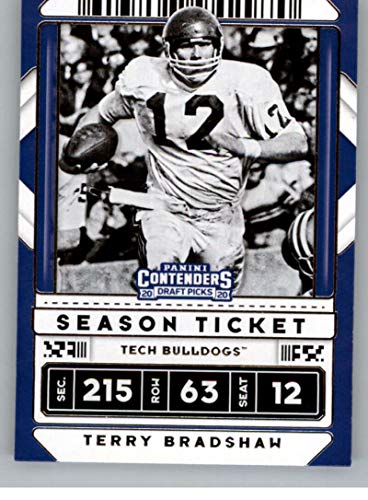 2020 Panini Contenders Draft Season Ticket #94 Terry Bradshaw Louisiana Tech Bulldogs Football Card
