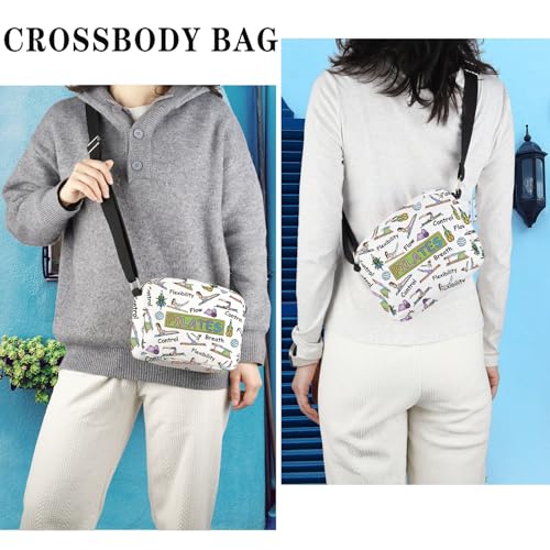 Pilates Crossbody Bag Pilates Instructor gift Pilates Teacher Gift Fitness Instructor Teacher Coach Exercise Workout gift 5