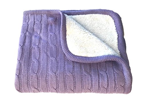 effe bebe Magnolia Cable Knit and Sherpa Baby...