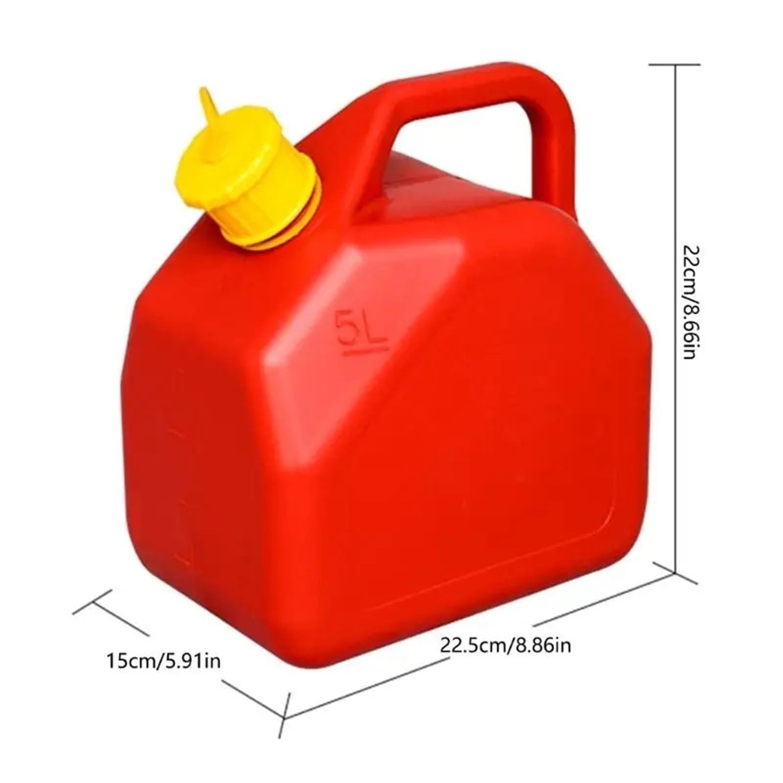 Taniche Carburante Tanica per Benzina Serbatoi di Benzina in plastica Tanica da 5/10 Litri per Auto e Moto(10L)