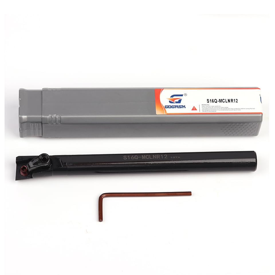 1pc MCLNR S16Q-MCLNR12 S20R-MCLNR12 S25S MCLNR12 Internal Turning Tool Holder MCLNL Use CNMG Carbide Inserts CNC Boring Bar(S20R-MCLNL12)