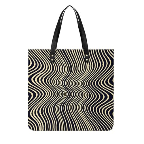 Sac shopper femmes vagues abstraites pour organiser toutes vos affaires de voyage