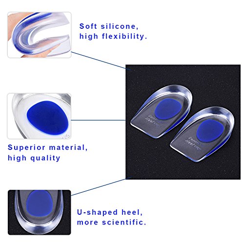Plantillas de Gel para Talón Sonew 2 Piezas miniatura 2