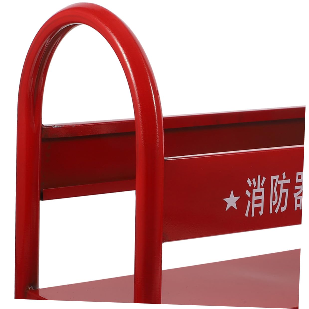 Soporte de Suelo Reforzado para Extintor de Polvo Rojo 4 Kg Base Metálica para Almacenamiento Seguro de 2 Extintores Estante Resistente para Organización y Uso Seguridad contra