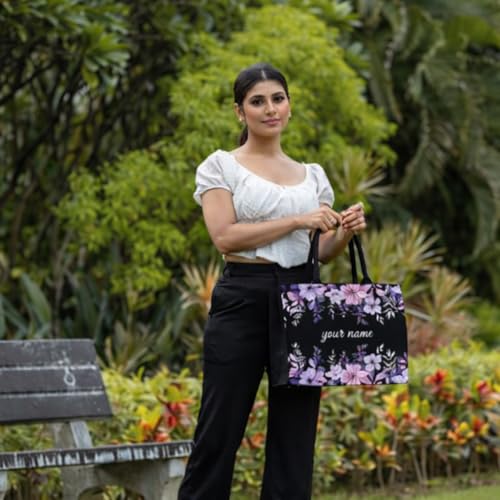 Image of Customised Doctor Tote Bag - Personalised Gift for Doctors, Medical Students & Healthcare Professionals Spacious, Durable & Stylish Handbag with Name Print