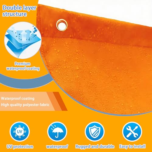 Auvent imperméable rétractable pour protéger le balcon du soleil et des regards - 5
