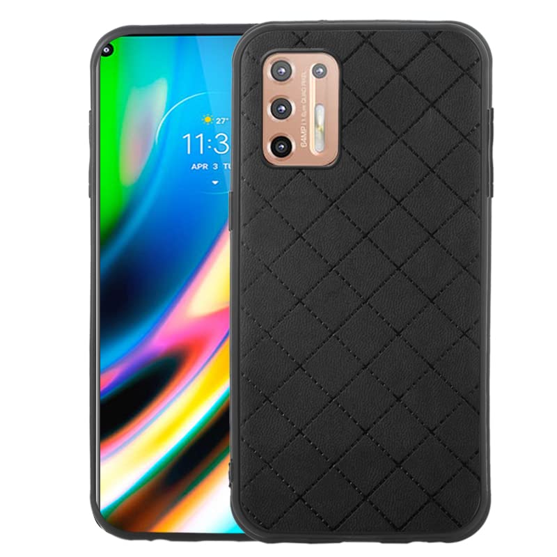 Elisorli Compatible With Moto G9 Plus Case Rugged Thin Slim