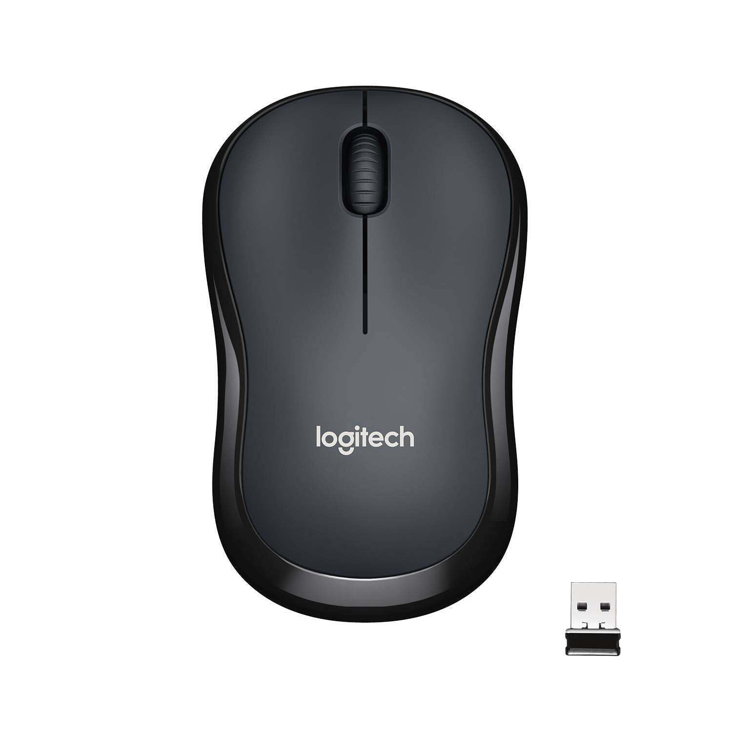 LogitechM221 Silent Wireless Mouse- Charcoal