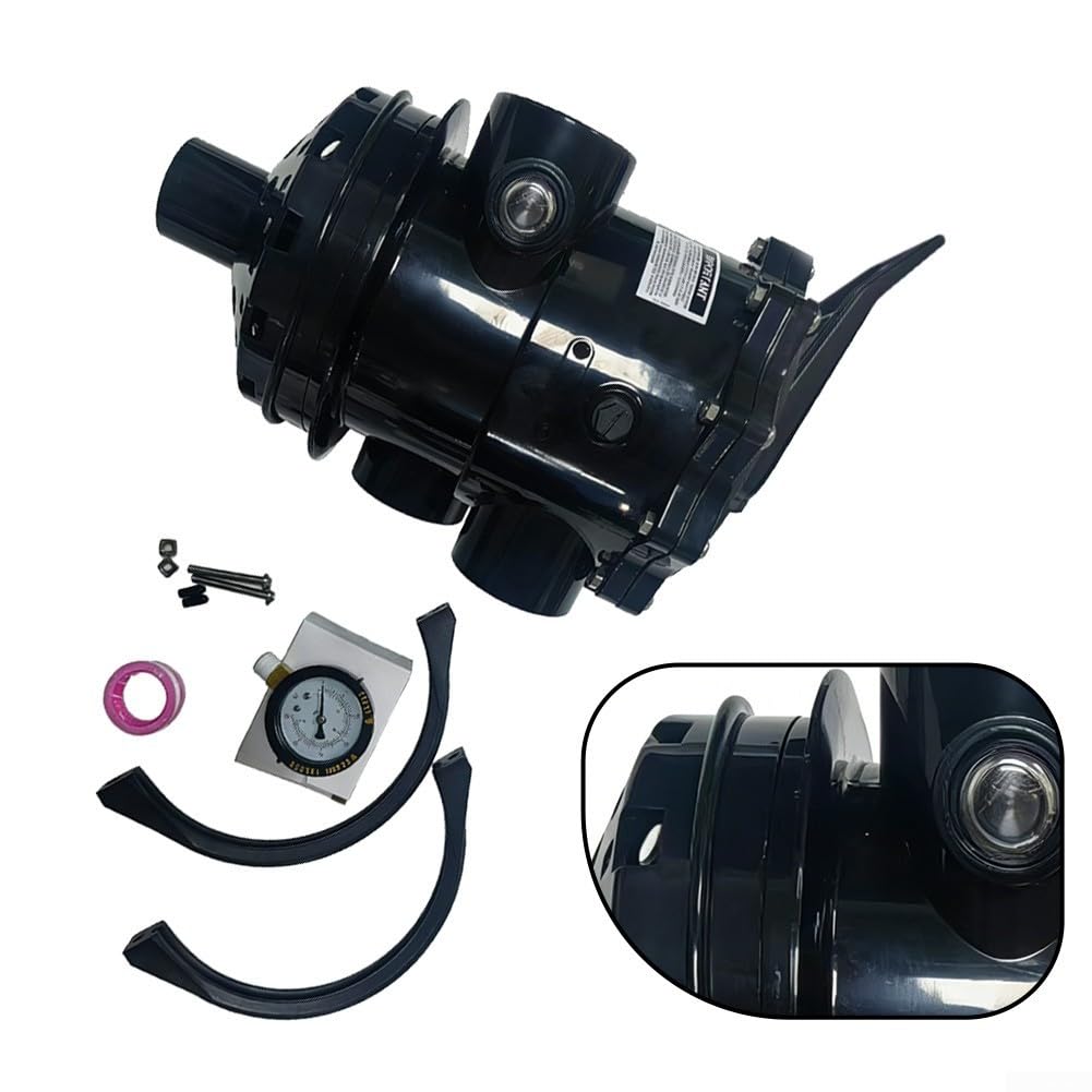 Valvola di controllo del filtro per piscina da 5 cm, adatta per modelli Hayward SP071620T con filtro a sabbia, valvola deviatrice per filtro a sabbia SP071621 con morsetto e anello O, valvole di