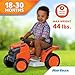 Kid Trax 6V Mow and Go Ride On Lawn Mower - Electric Cars for Kids, Toddler Outdoor Toys, Toddler Car, Kids Ride On Toys, Easy Drive, Durable, Ages 18-30 Months, Max Weight 44 lbs. 1.5 MPH