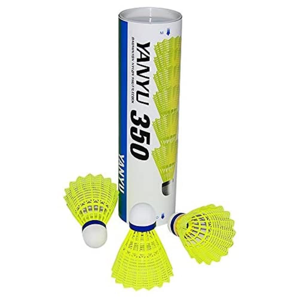 Avessa Unisex Bad350 Profesyonel Badminton Topu 6 Lı Bad-350, Sarı, M, Bad-350