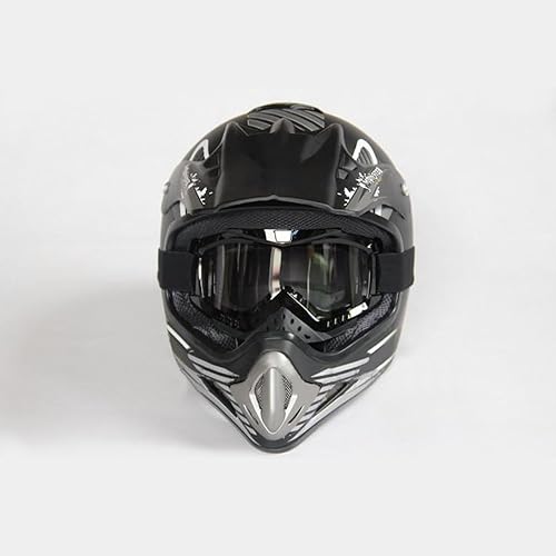 Miniatura 2 de antiparras para motocicleta motocross con cuerda para casco, resistente al viento y al polvo, no se empañan, antiparras de seguridad para ATV y