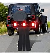 COWONE LED 3rd Brake Light JK High Mount Stop Light Compatible with Jeep Wrangler JK JKU 2007-201...