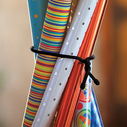 Nite Ize GTBA-A2-R8 Original Gear Tie, Reusable Rubber Twist Tie, Assortment, 8 Pack