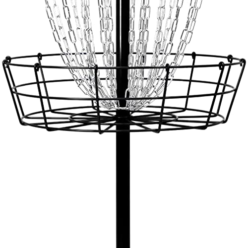 Remix Double Chain Practice Basket for Disc Golf - Black