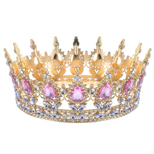 Couronne de mariée rose et or, l'accessoire cheveux idéal pour vos fêtes