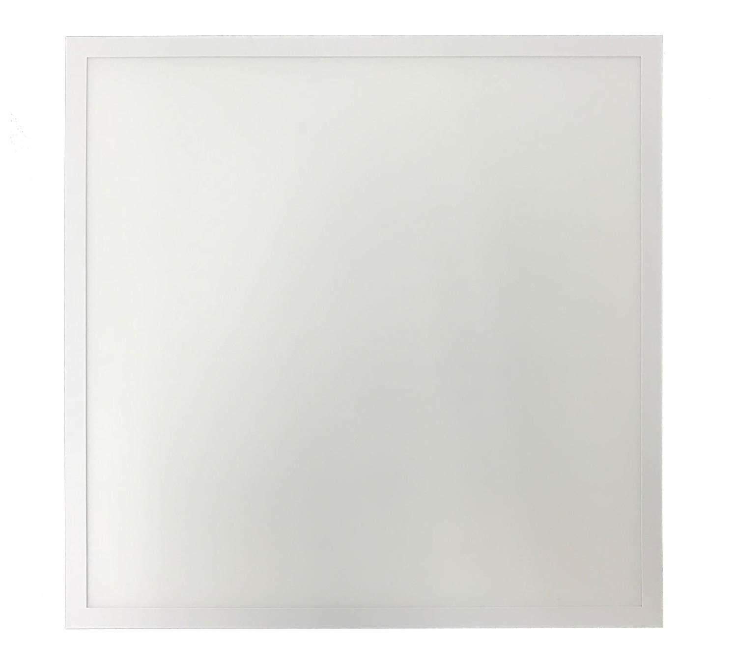 Braytron LED Panel 62x62cm 40W Warmweiß 3000K Deckenleuchte 3400lm Slim Deckenlampe weißer Rahmen