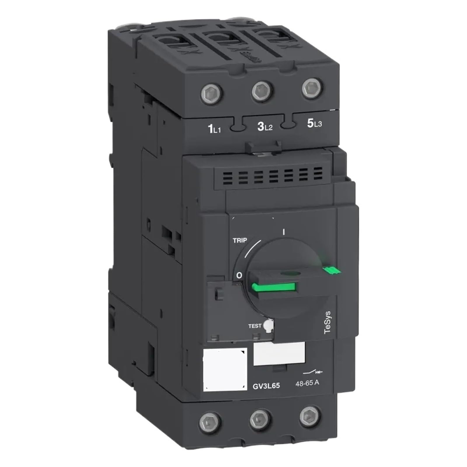 CJKXPZMH GV3L65 GV3-L65 Motor circuit breaker, GV3, 3P, 65 A, rotary handle