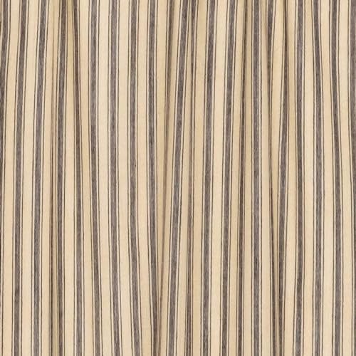 VHC-Brands-Sawyer-Mill-Ticking-Striped-Cotton-Farmhouse-Kitchen-Curtains-Rod-Pocket-Hanging-Loops-24×36-Tier-Pair-Charcoal VHC Brands Sawyer Mill Ticking Striped Cotton Farmhouse Kitchen Curtains Rod Pocket Hanging Loops 24×36 Tier Pair Charcoal