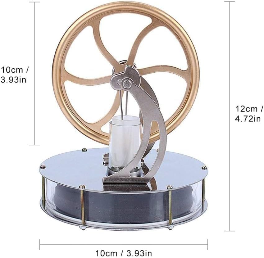 LetCartMaker Low Temperature Stirling Motor, Stirling Steam Machine, Stirling Motor Low Temperature - Image 2