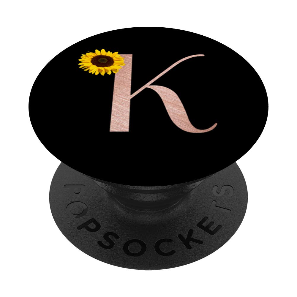 Amazon.com: Letter K rose pink, sunflower monogram, initial