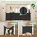 96 Inch Wide Reinforced Retractable Baby Gate with Support Rods, Extra Long Dog Gate Retractable Gate Outdoor Gates for Decks, Prevent Crawling Under Extra Long Baby Gates for Large Openings, Black