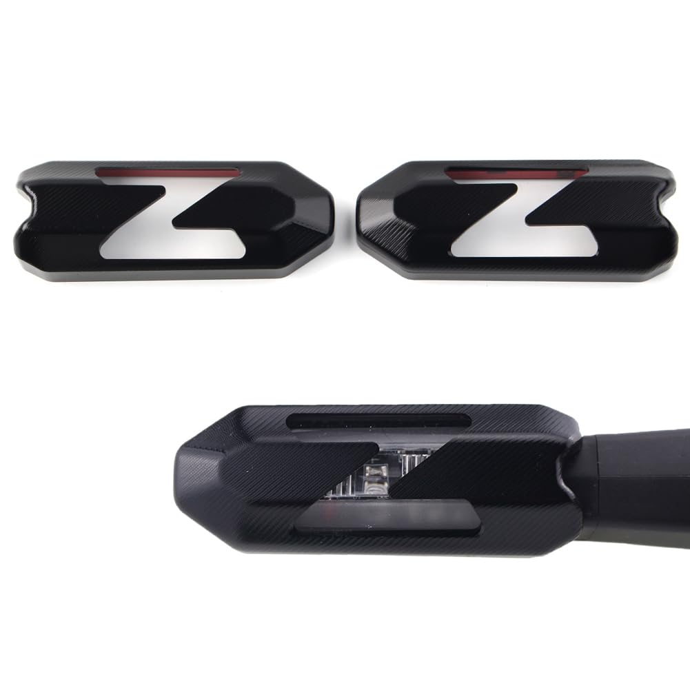 Bacar Aluminum Turn Signal Light Protective Cover Lamp Guard Black for Kawasaki Z900RS 2018-2022 for Versys 1000/S/LT 2019-2022 Motorbike