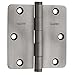 Baldwin 1435151I 0.25 Radius Mortise Hinge, Antique Nickel